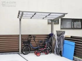 ご家族の自転車を守るサイクルポート