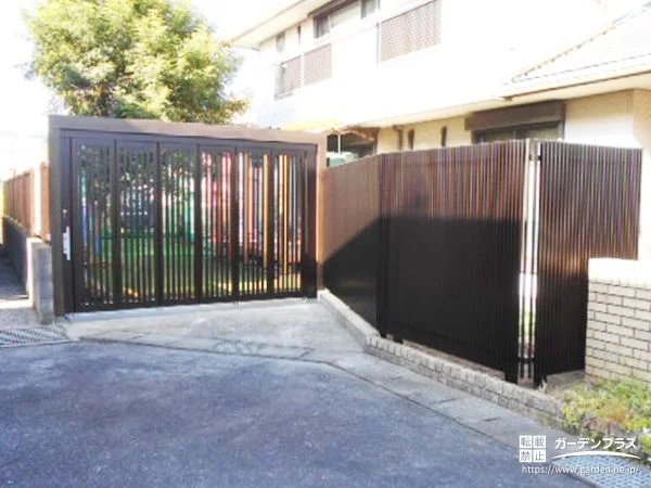 庭木管理から趣味の時間へ。落ち着いた木調が映える外構リフォーム